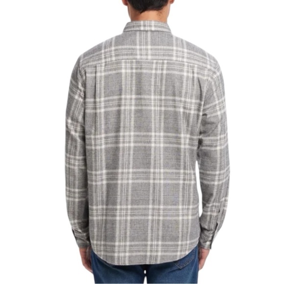 Weatherproof Vintage Men's Flannel Shirt Grey XXL - New With Tags - Picture 2 of 3